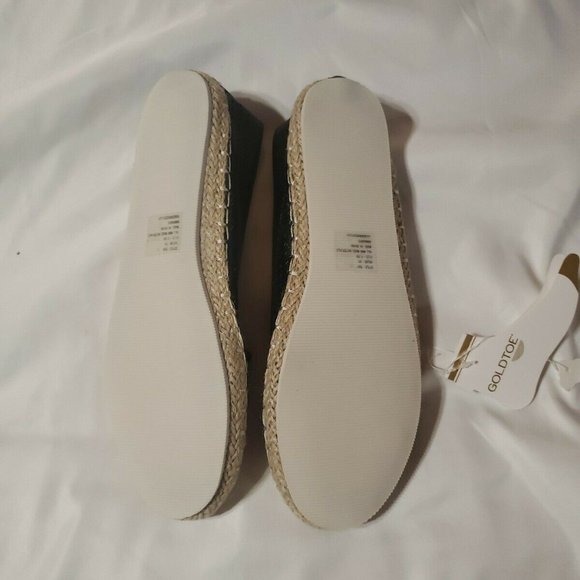 Gold Toe Comfort Plus New Size 8.5 Wide Black Slip - Picture 8 of 8